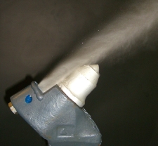EB-water spray system